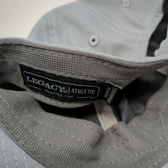 Glacier National Park Strapback Hat Gray One Size Embroidered Legacy - Picture 9 of 10
